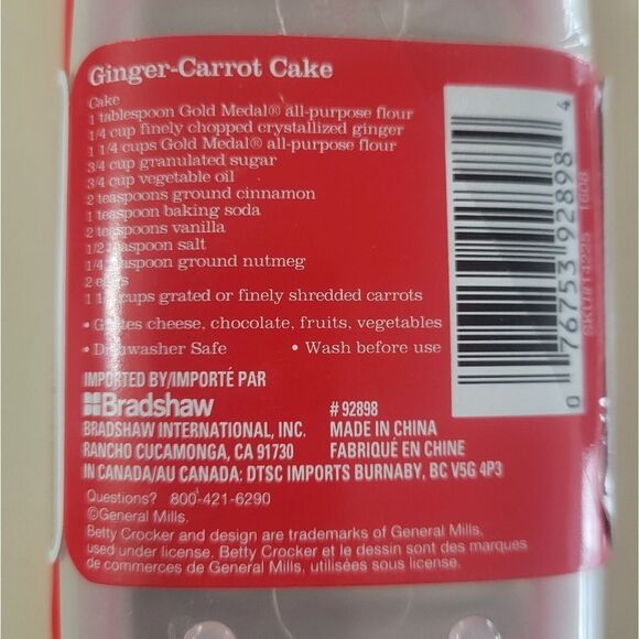 Betty Crocker Red Hand Held Grater - Picture 5 of 10